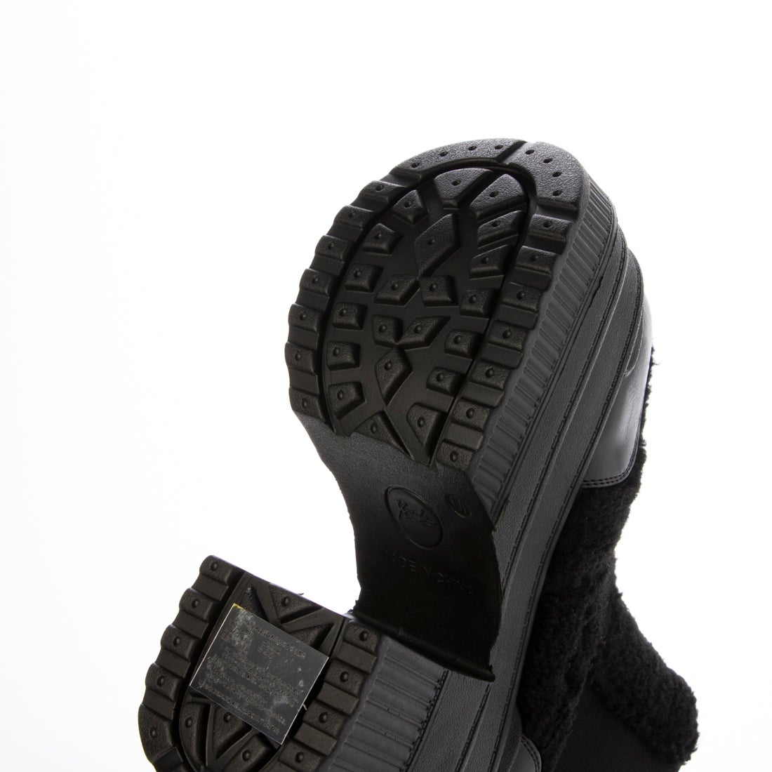 厚底サイドゴアブーツ （ブラックコンビ） -YOSUKE U・S・A