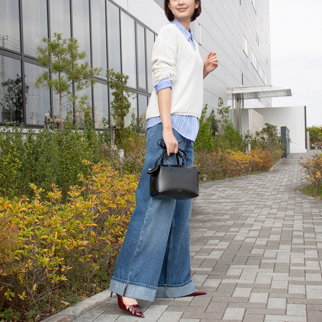 ヤーキ YAHKI ソフトダブルフェイスレザー2WAYボストンバッグ （BLACK