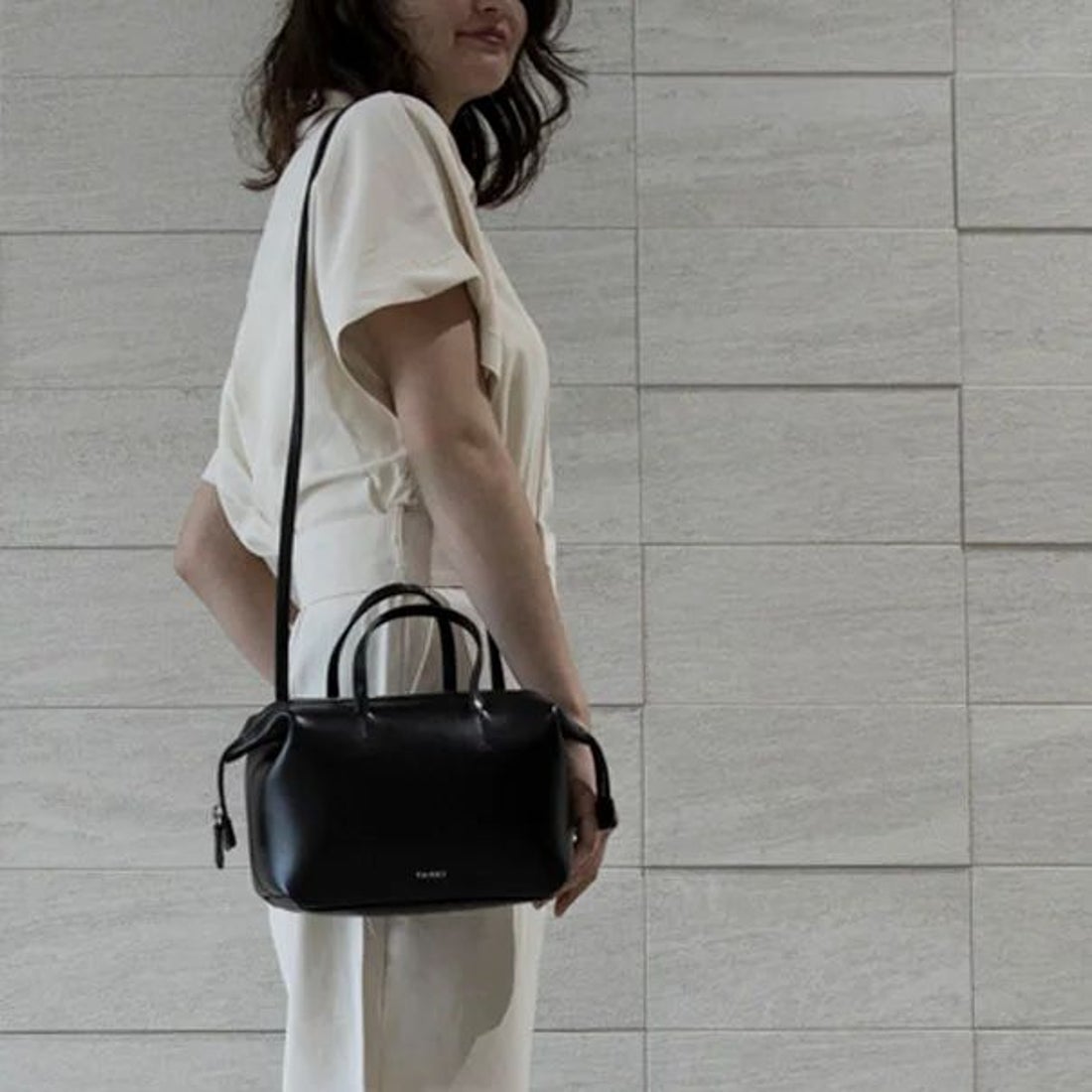 ヤーキ YAHKI ソフトダブルフェイスレザー2WAYボストンバッグ （BLACK