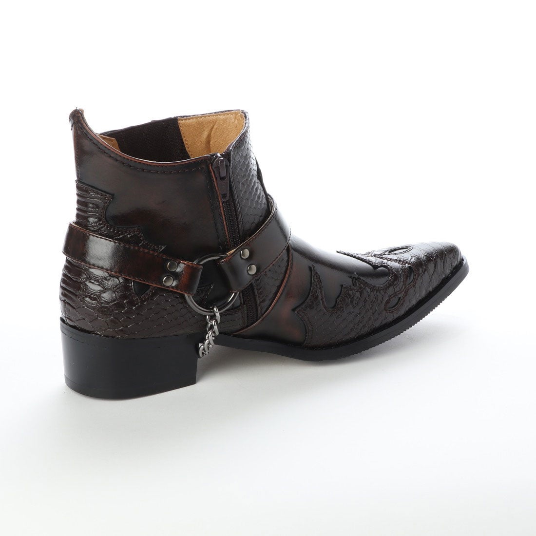 ジーノ ZEENO メンズ ウエスタンブーツ ウェスタン サイドゴアブーツ