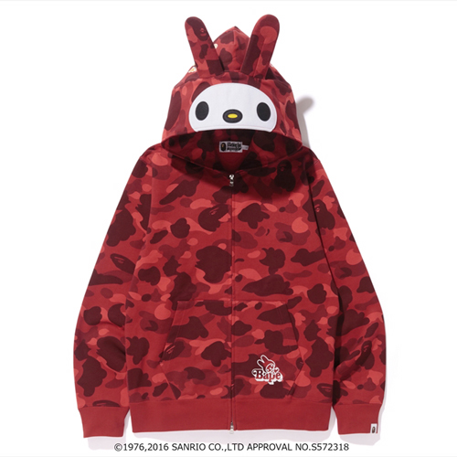 マイメロが大人可愛いく変身！A BATHING APE® × MY MELODYコラボ
