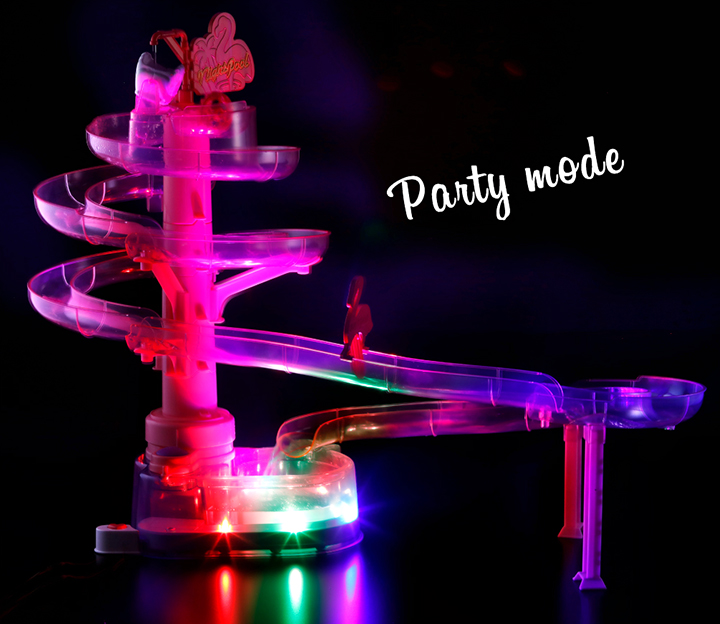 7色のLEDが超ムービージェニック♡ “ナイトプール” × “流しそうめん”が