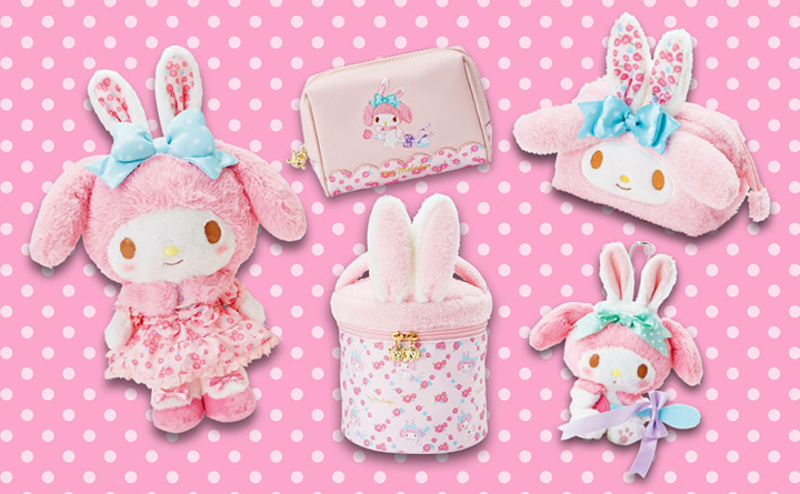マイメロにうさ耳が付いたキュートなグッズも登場♪ ハーモニーランド