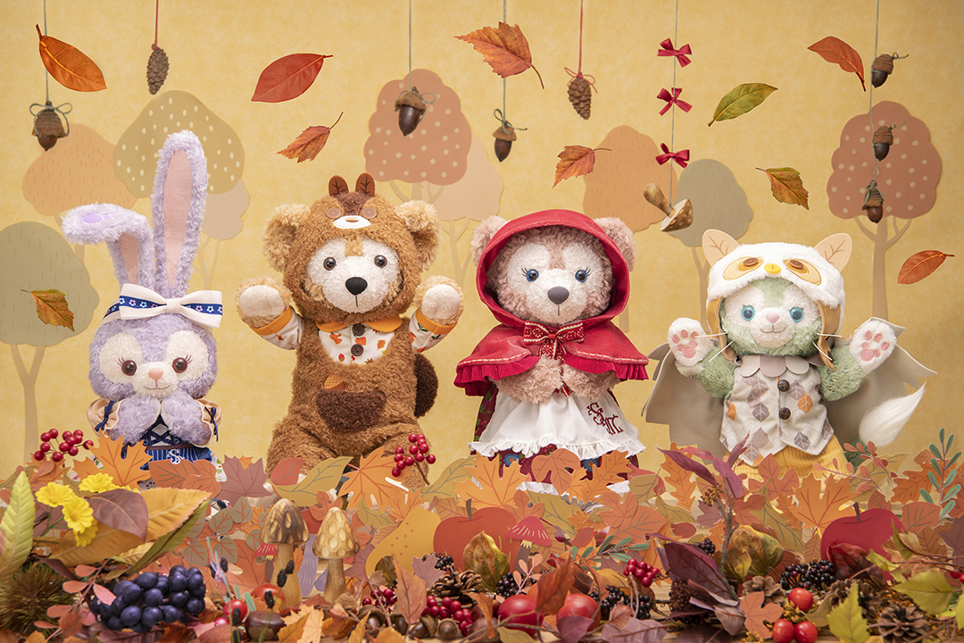 ダッフィーは「りす」、ジェラトーニは「ふくろう」に♪ ダッフィー