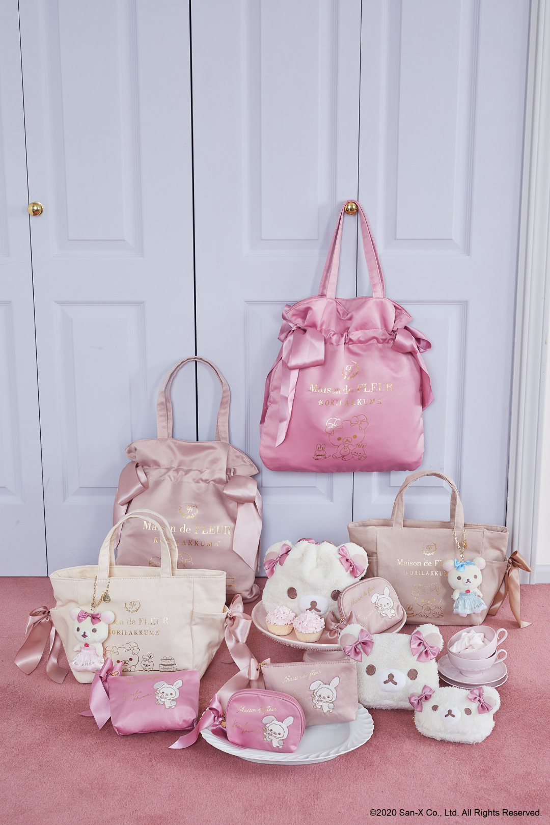 ダブルリボンを付けたコリラックマが可愛い♡「Maison de FLEUR