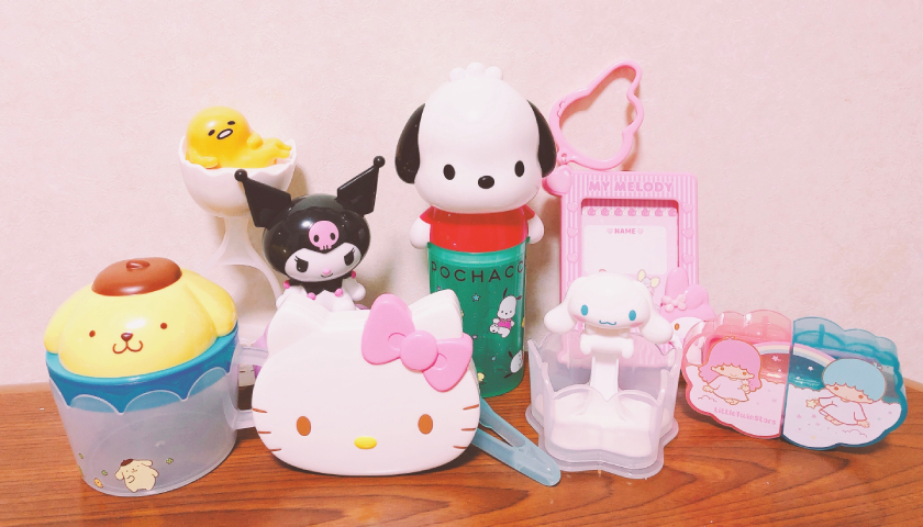 シナモンやポムポムプリンのお料理グッズに、マイメロやクロミの