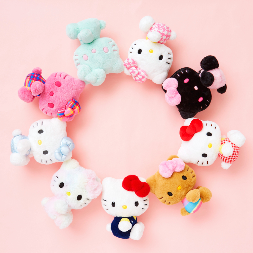 ハローキティ50周年を記念したぬいぐるみコレクション＆シークレット