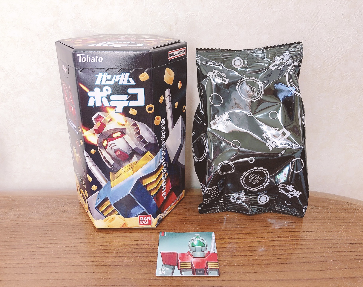 ポテコと機動戦⼠ガンダムが夢のコラボ！オリジナルシール付の