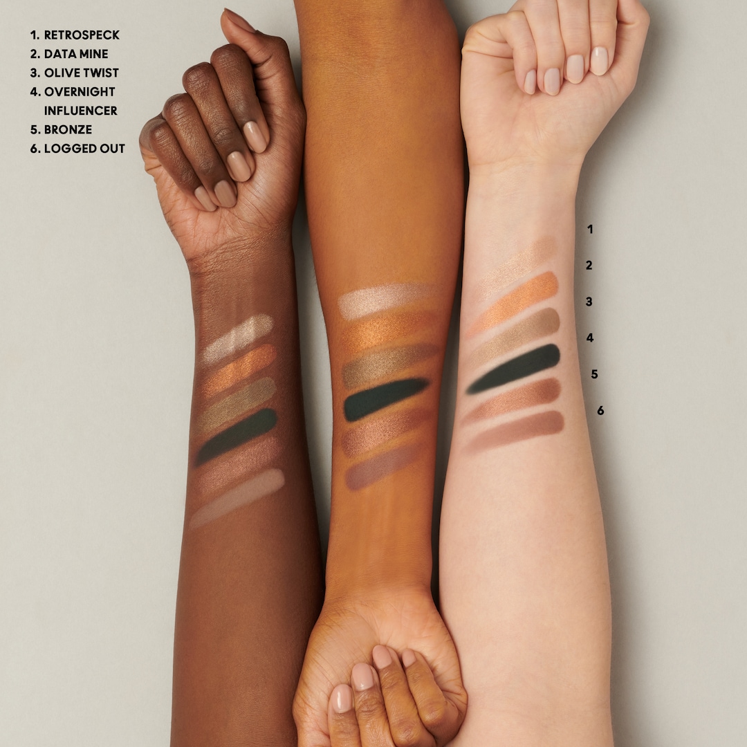 コネクト イン カラー アイシャドウ パレット x 6: ブロンズ イン