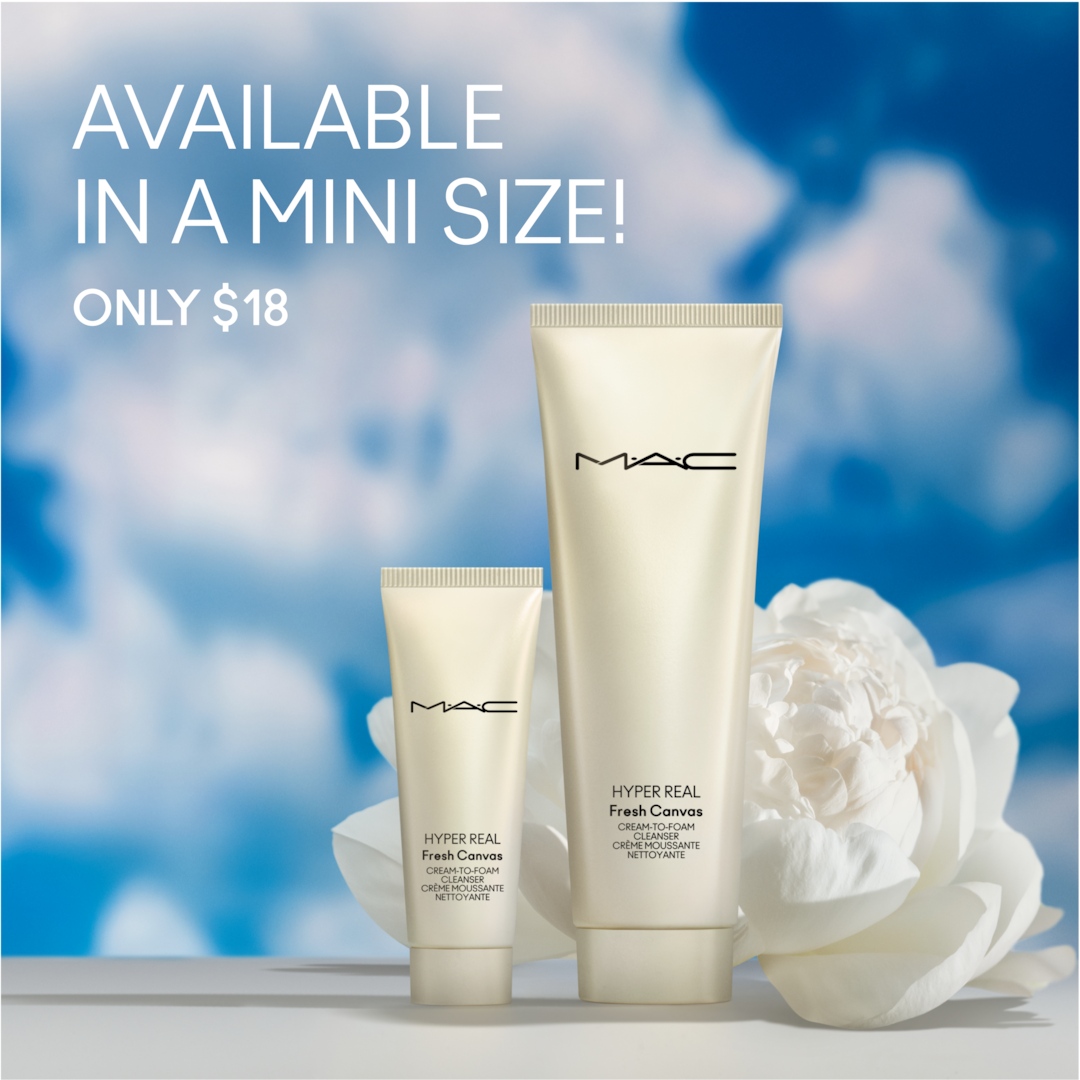 Hyper Real Fresh Canvas Cream-To-Foam Cleanser | Facewash | MAC
