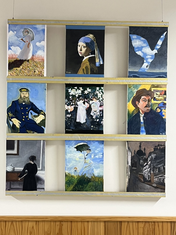 油絵の模写 | 鹿児島県立川内高等学校