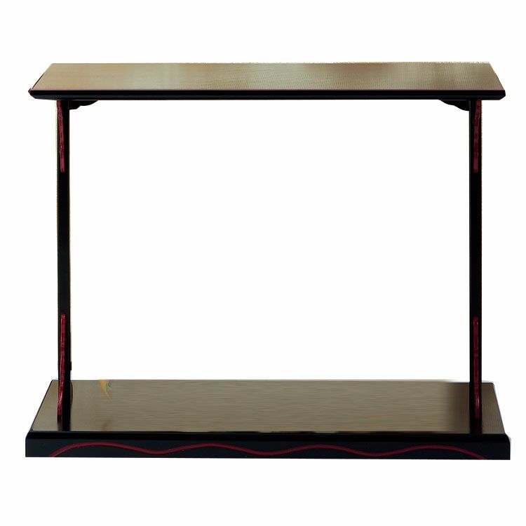 祖」 真台子 可映 真塗 台子 組立式 紙箱 茶道具 （123F⑩） 真塗 真