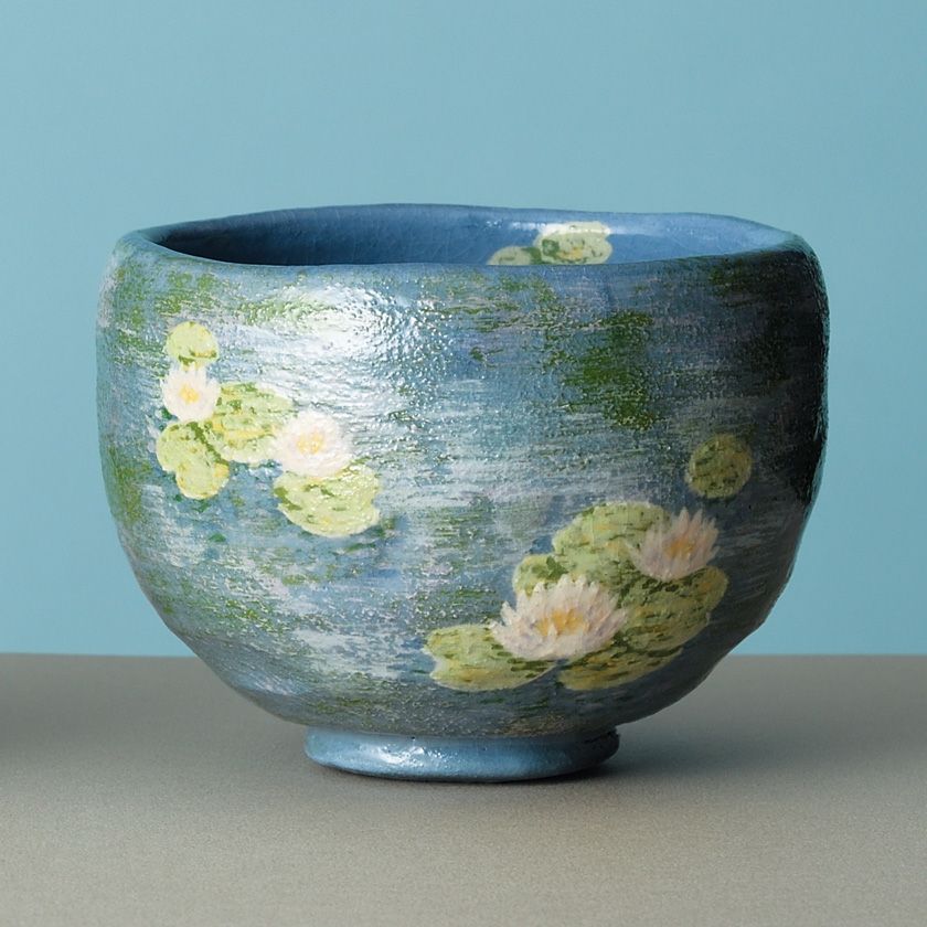茶道具 抹茶茶碗（まっちゃちゃわん） 季節茶碗 睡蓮 吉村 楽入