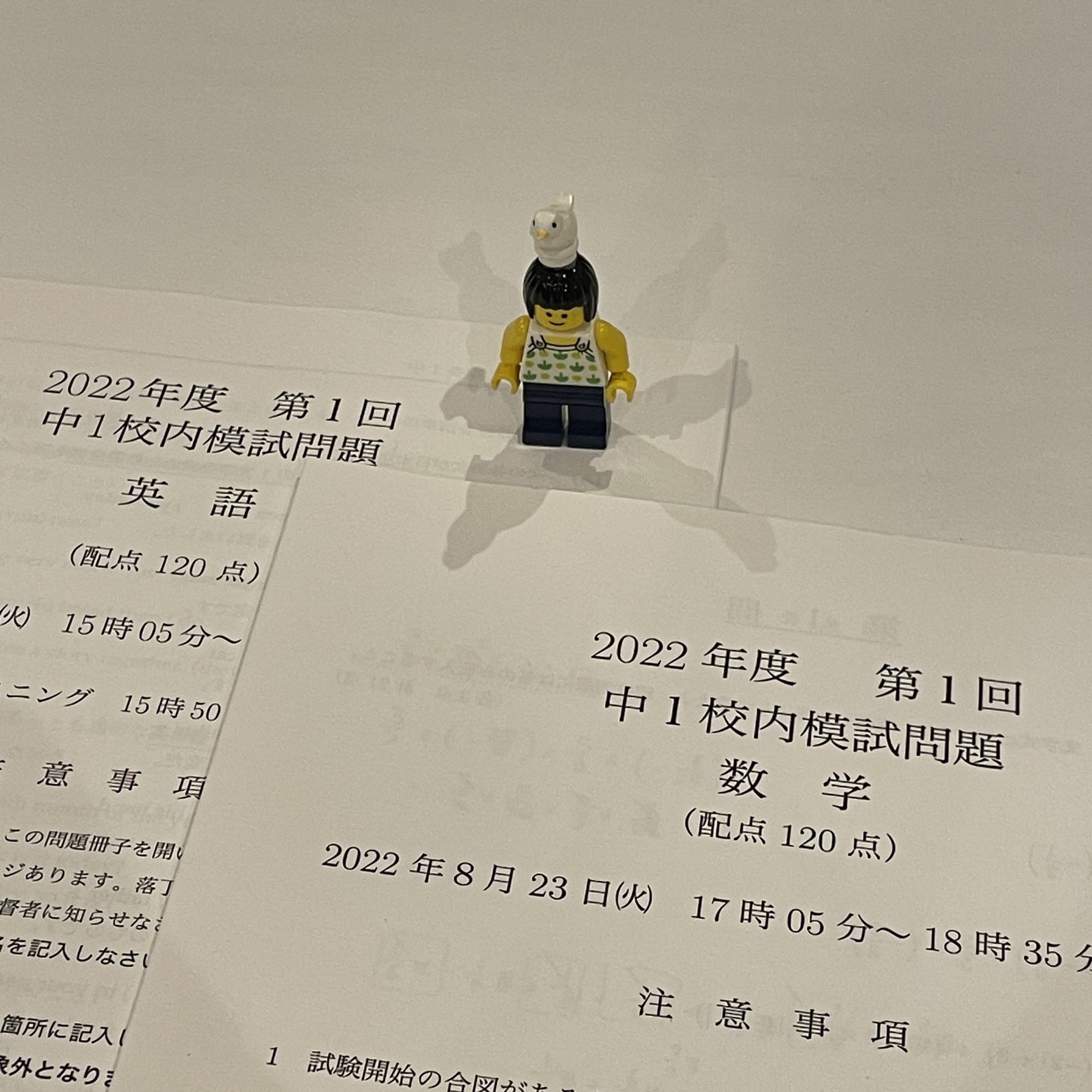 中1/鉄緑会：2022年度 第1回 中1校内模試（2022年8月23日（火