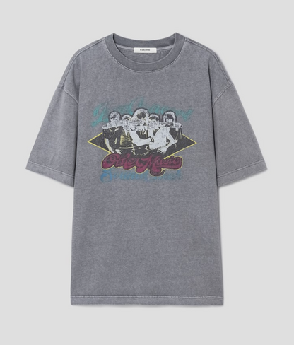 8 Seconds Garment Dying Rock Graphic T-Shirt - Worn by Enhypen