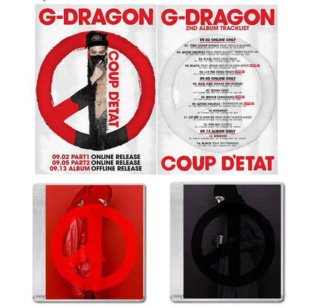 G-Dragon - COUP D'ETAT - 2nd Album (Black/Red) – SEOUL TERRACE