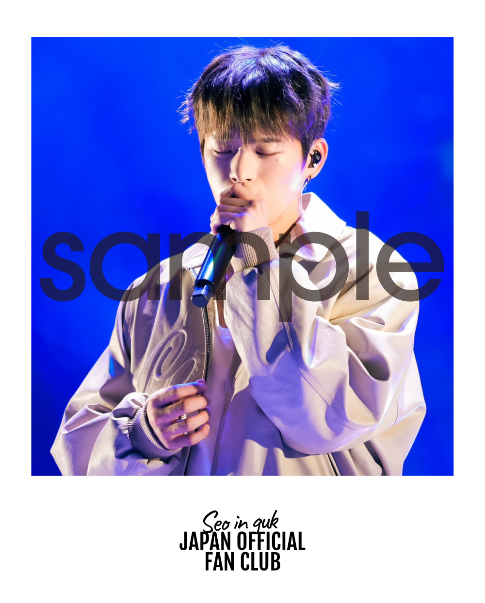 SEO IN GUK JAPAN OFFICIAL FAN CLUB限定】2025 SEO IN GUK CONCERT