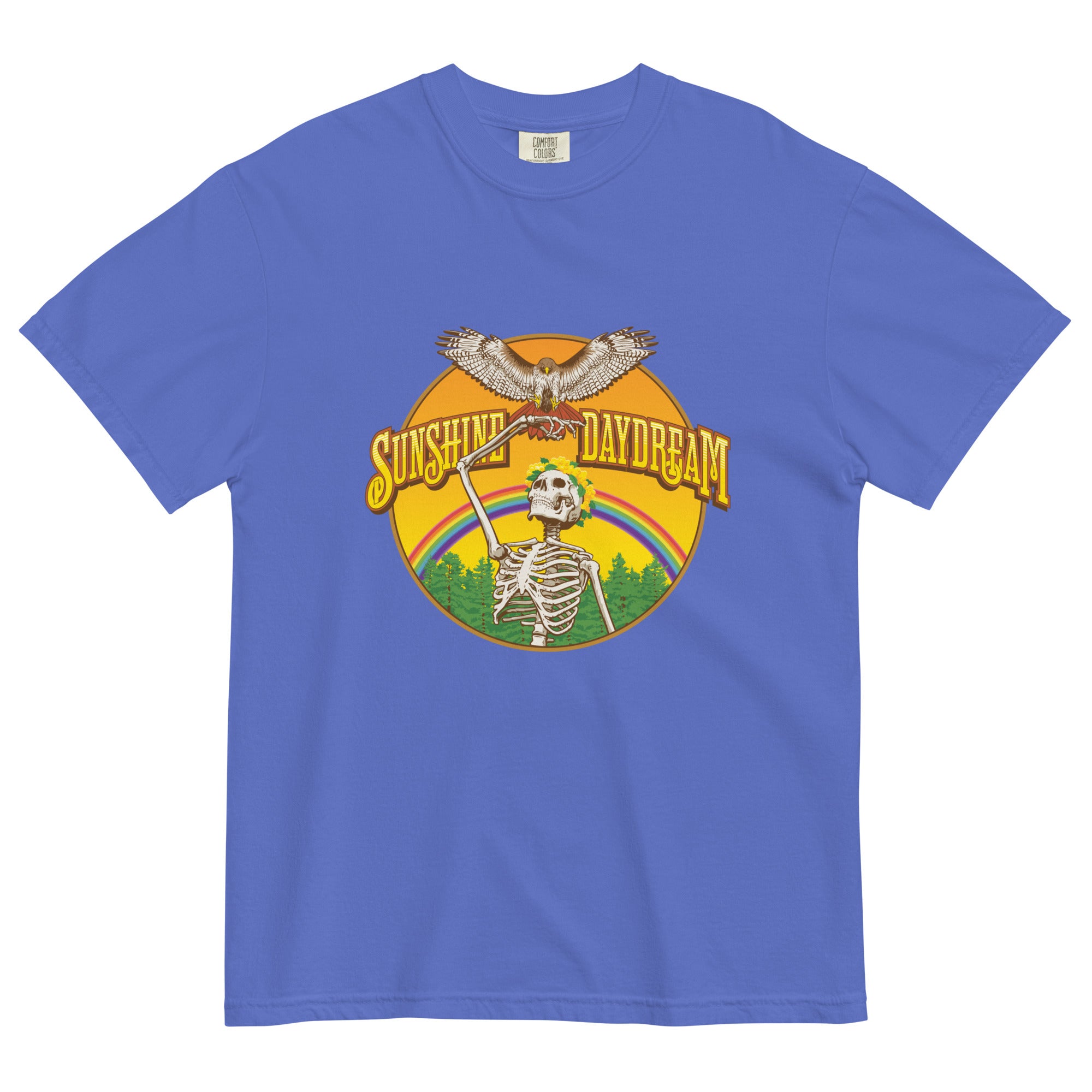 Grateful Dead | Pigment Dye Oversize Cotton Tee | Sunshine