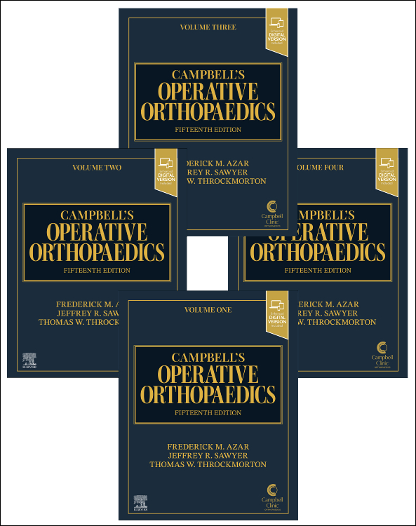 Campbell's Operative Orthopaedics, 4-Volume Set - 9780443117633