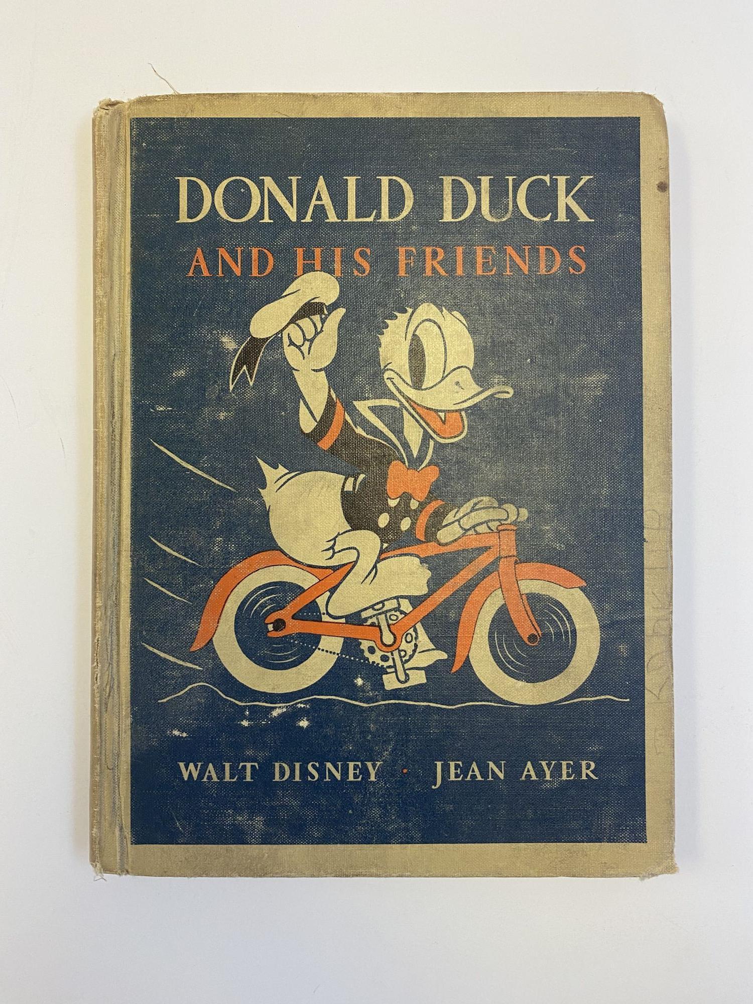 DONALD DUCK AND HIS FRIENDS | Walt Disney, Jean Ayer | First Edition