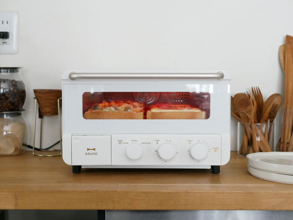 BRUNO スチーム&グリルトースター ホワイト