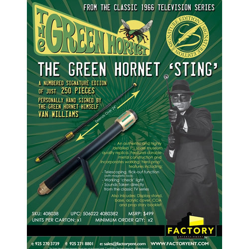 Green Hornet: Sting Signature Edition Prop Replica — Secret Compass