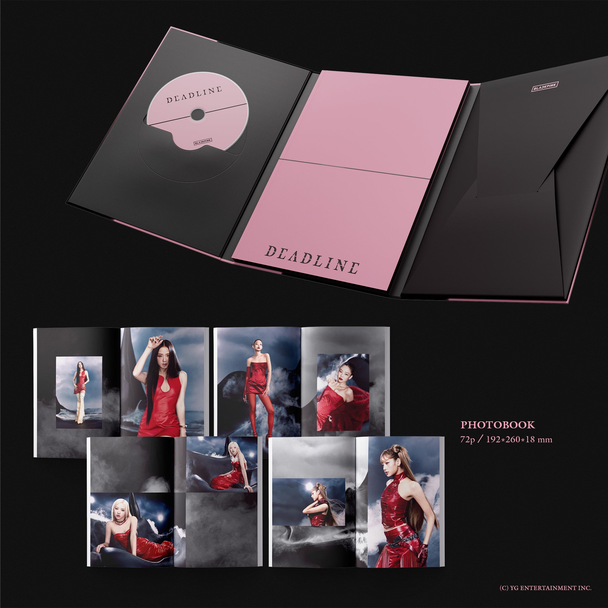 BLACKPINK 3rd MINI ALBUM [DEADLINE] BLACK Ver.