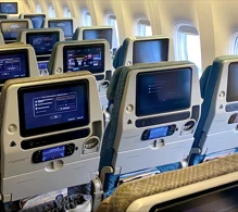 Singapore Airlines Boeing 777-300ERの評価を含むシートマップ。