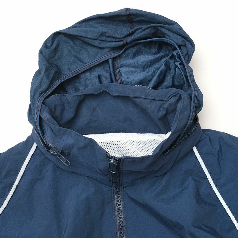 米軍 AIR FORCE PTU トレーニングジャケット ナイロン ネイビー USED