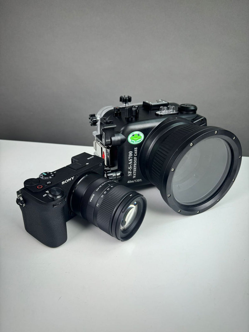 SeaFrogs waterproof case for Sony A6700 with Sigma 18-50 f/2.8