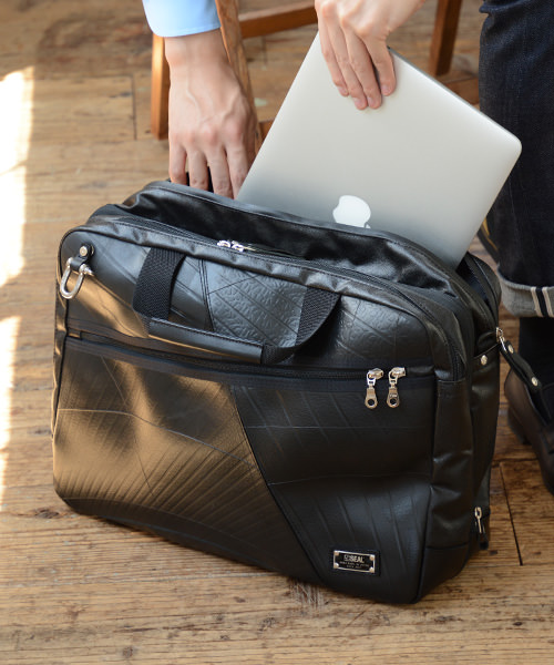 森野帆布コラボ／3WAYビジネスバッグ エクスパンダブル | 日本職人が