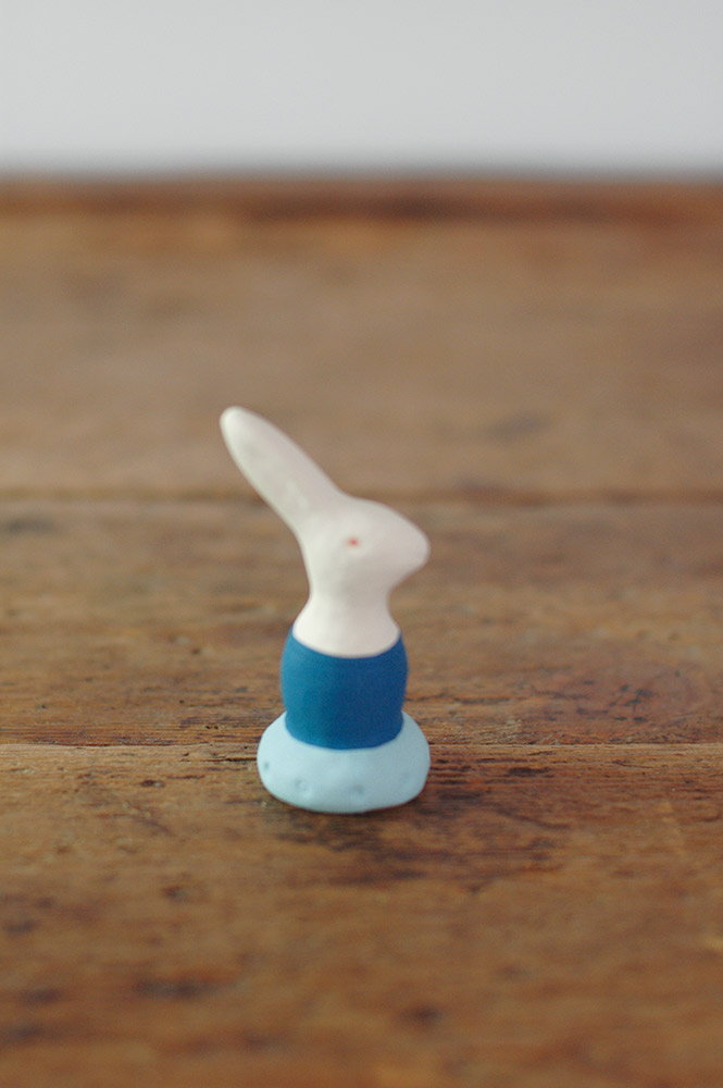 倉敷意匠計画室】にしおゆき人形(アリスの白うさぎ)