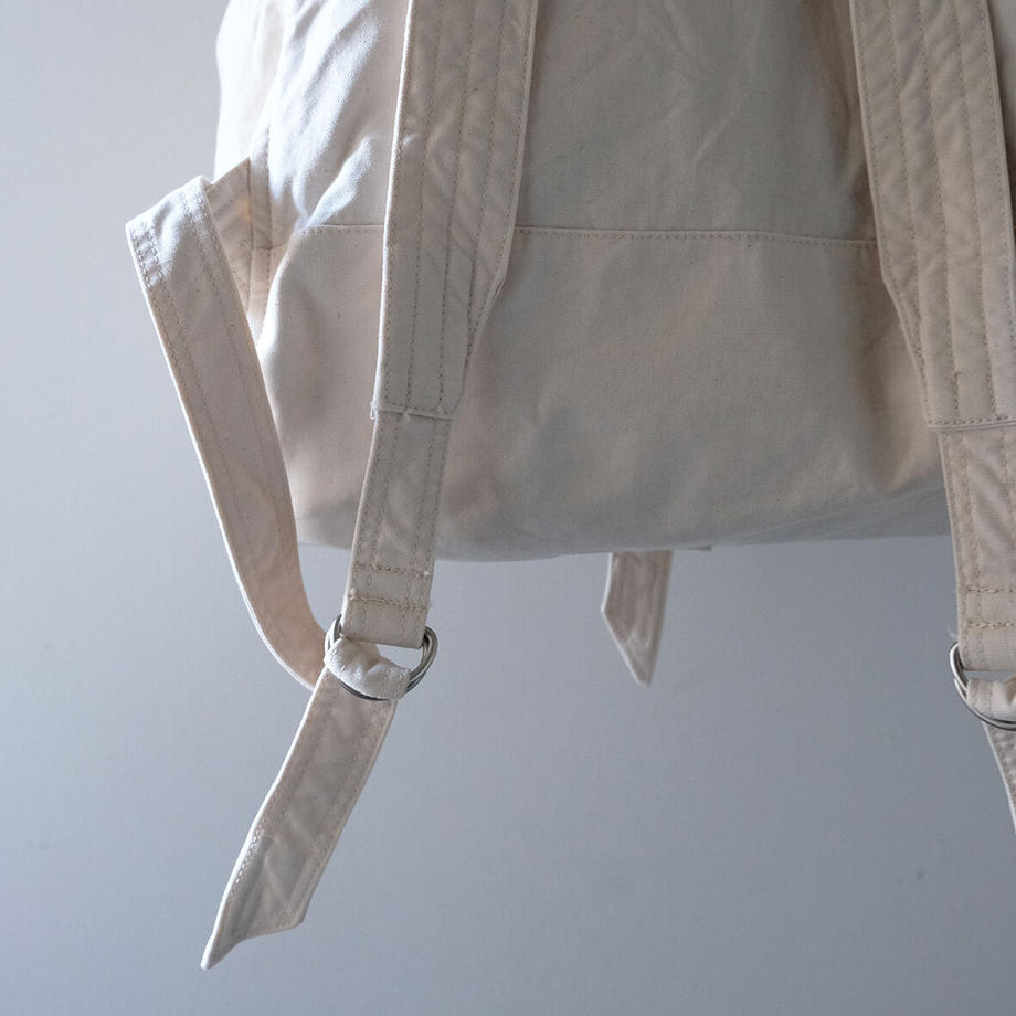 takeshi kanda】キャンバスリュック/きなり