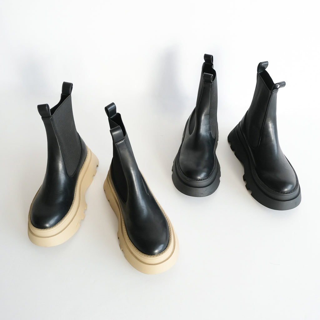 SeaRoomlynn Mould soleサイドゴアショートブーツ Lサイズ