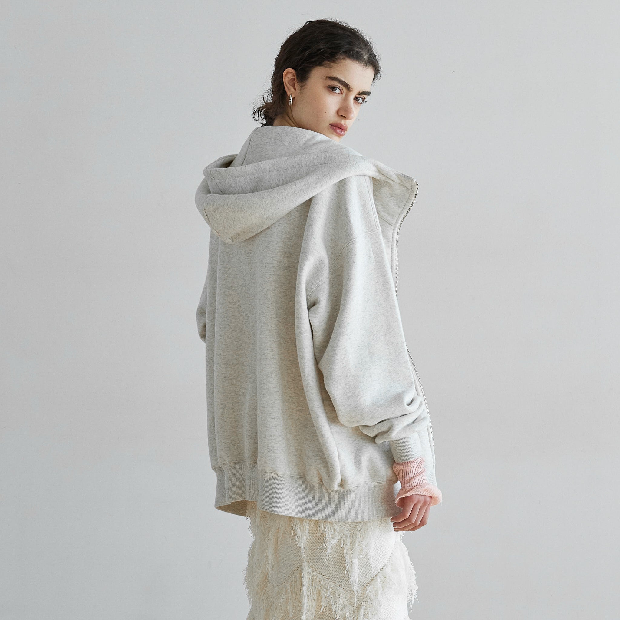 Volume Sweat Big Zipフーディー