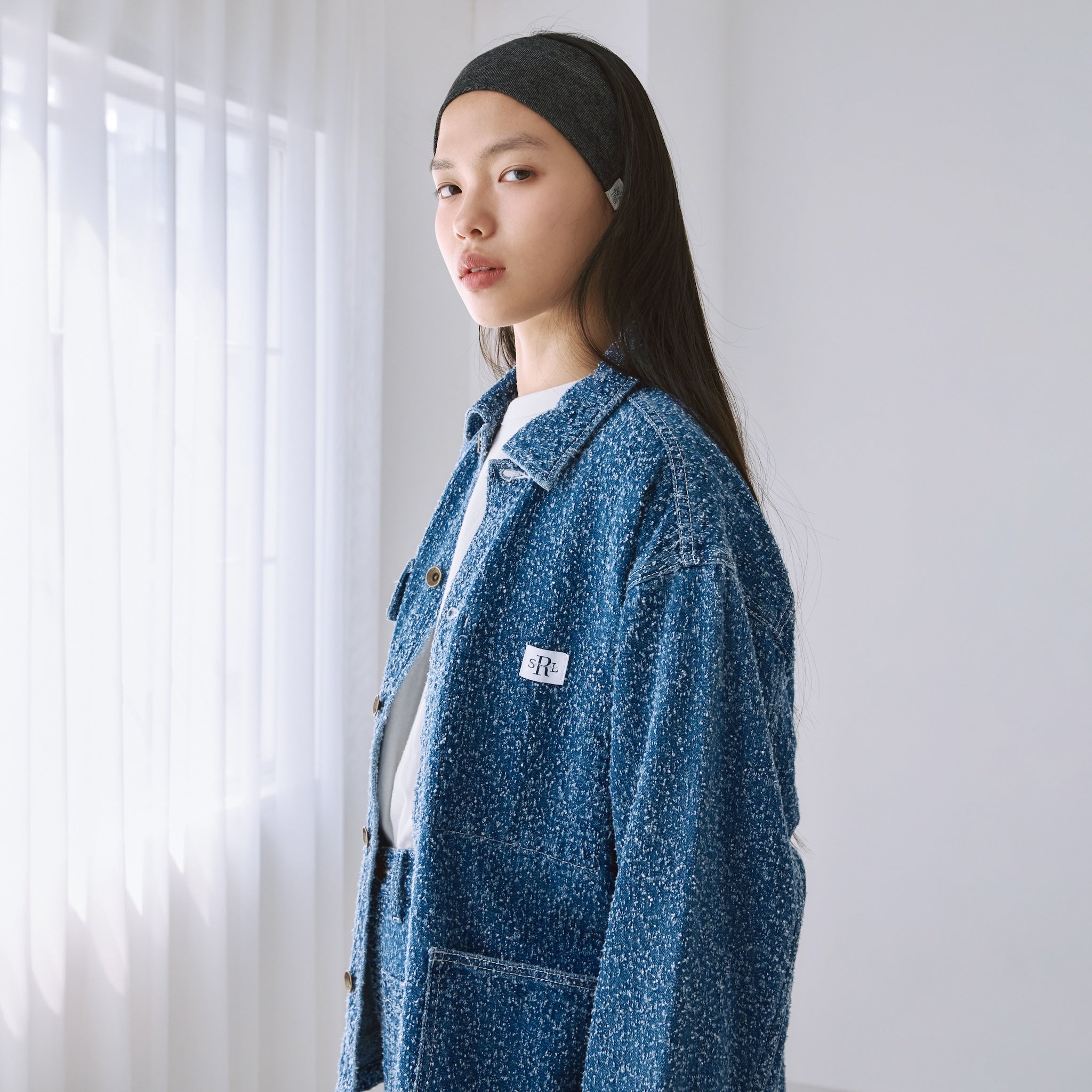 Needle punch materialカバーオール