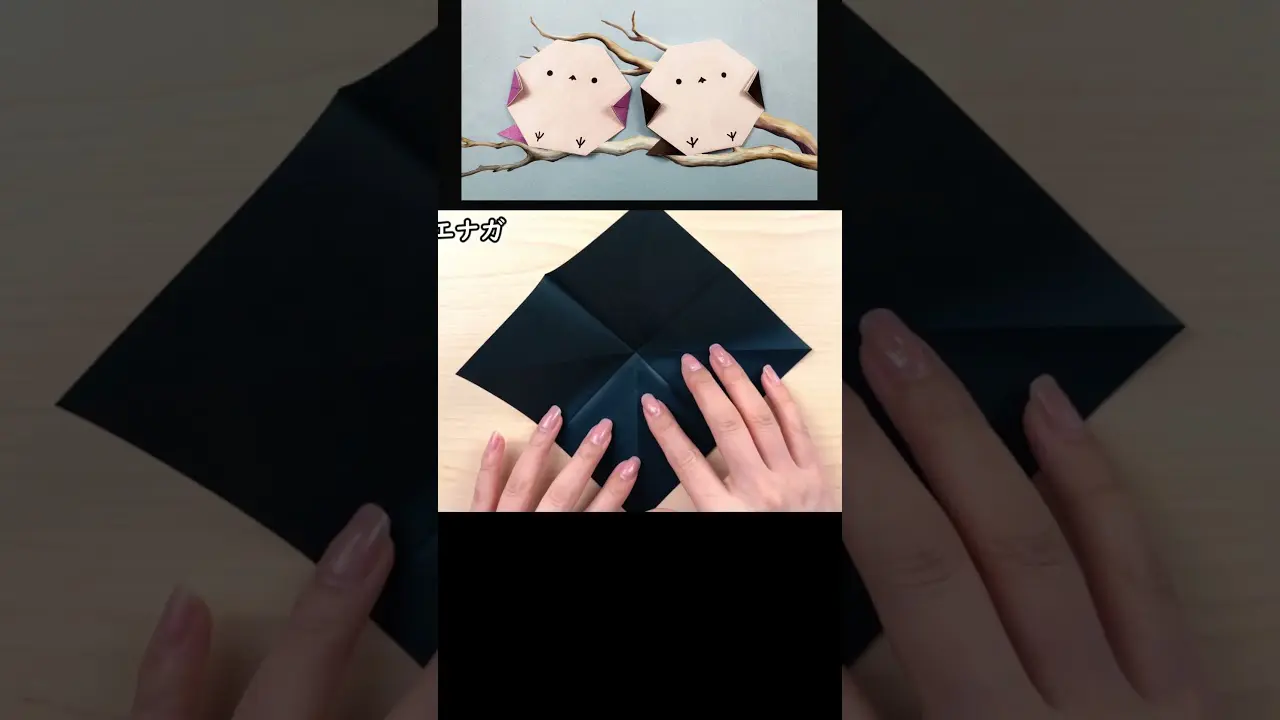 折り紙】簡単‼シマエナガ✨How to make Long-tailed Tit#鳥#とり#bird