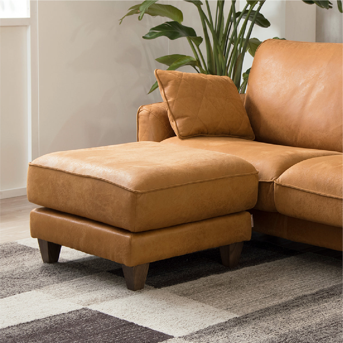 ワタリジャパン オットマン ブラウン 新品】ワタリジャパン HTL オットマン