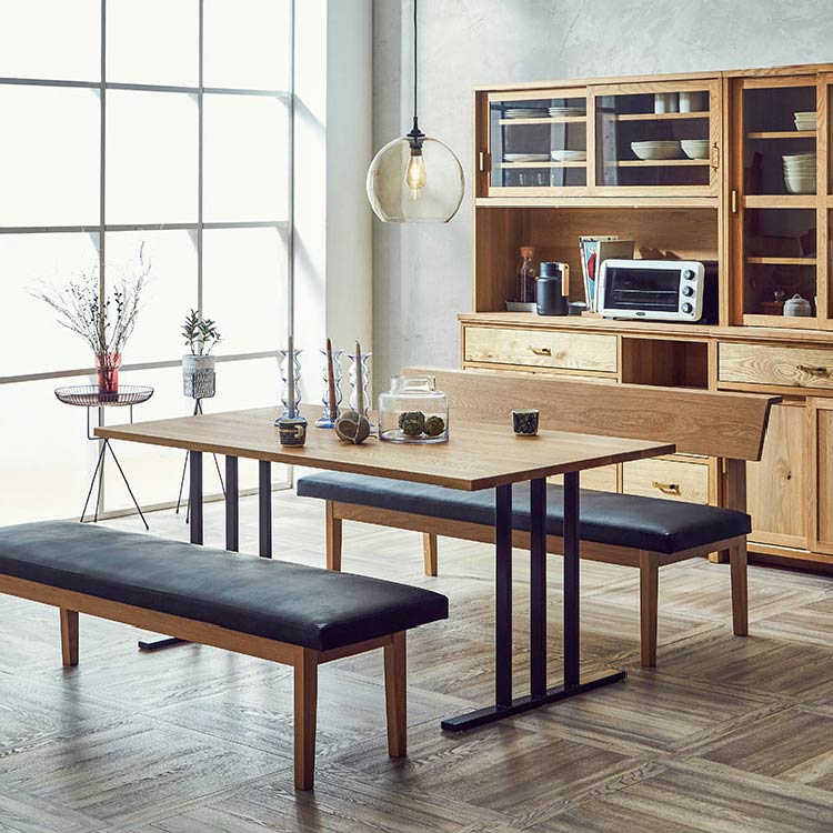 レイキⅡ リビングダイニングベンチ 肘あり