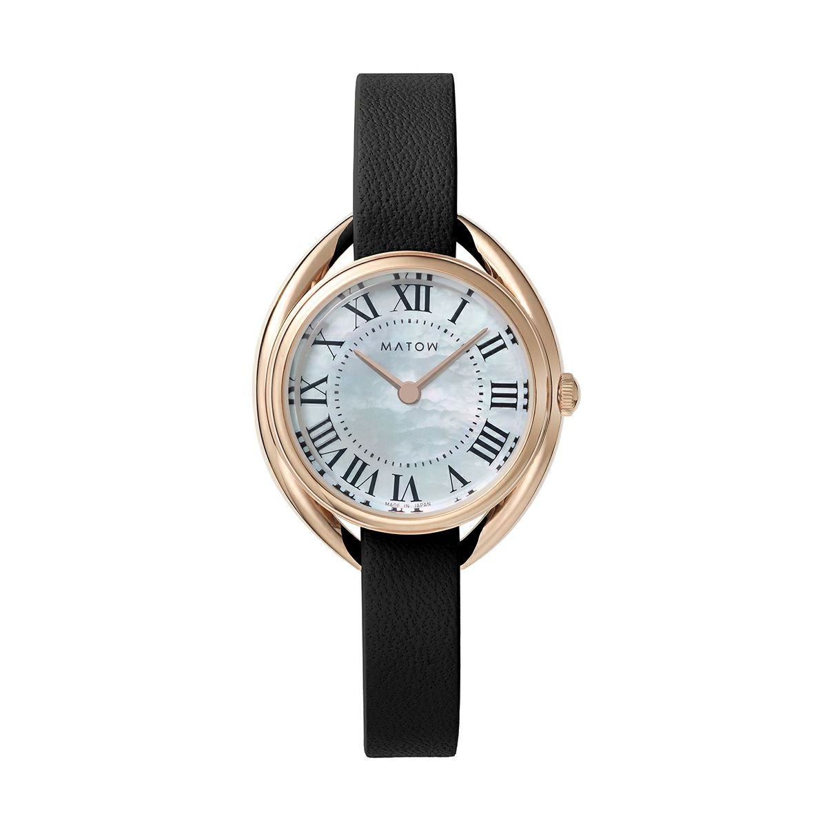 MATOW / マトウ Shiki ラウンド ローズゴールド 白亜 NATSU ユーカリ