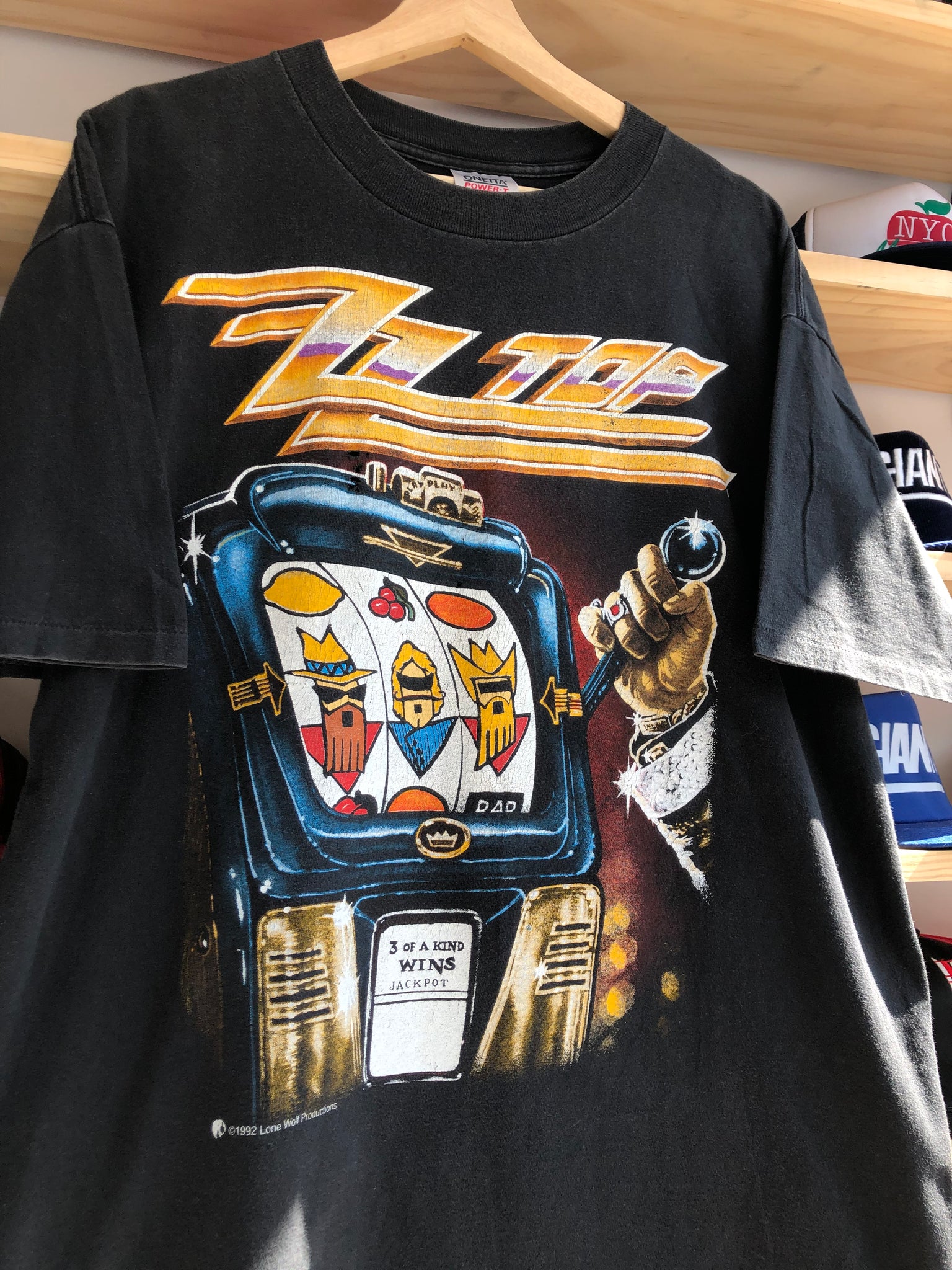 Vintage 1992 ZZ Top Viva Las Vegas Band Tee Size XL – Select