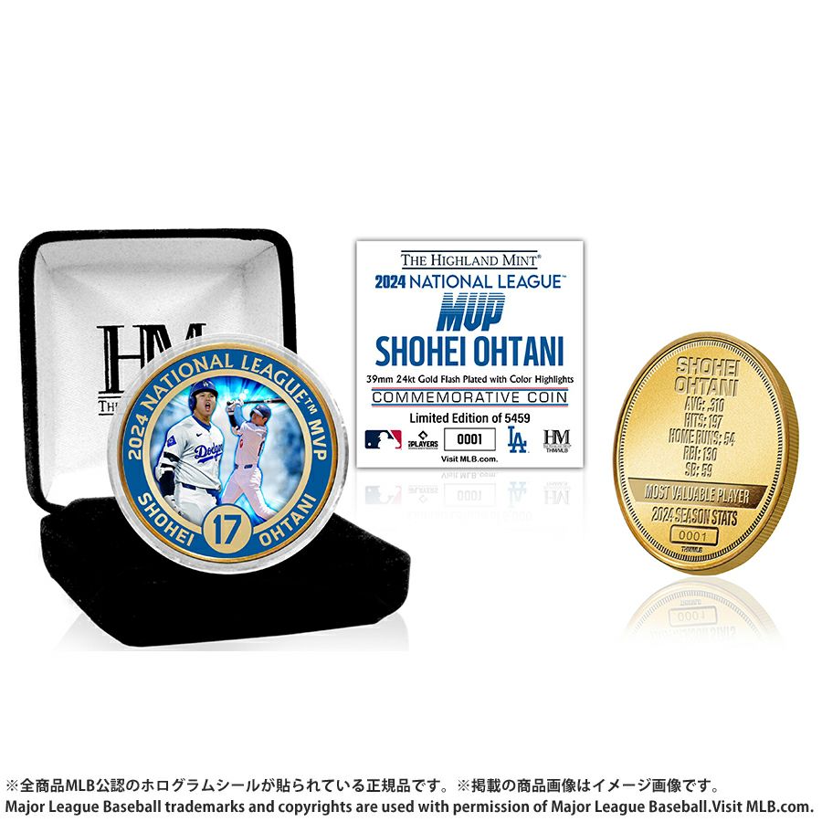 ドジャース 大谷翔平選手 移籍記念シルバーコイン oh24gd