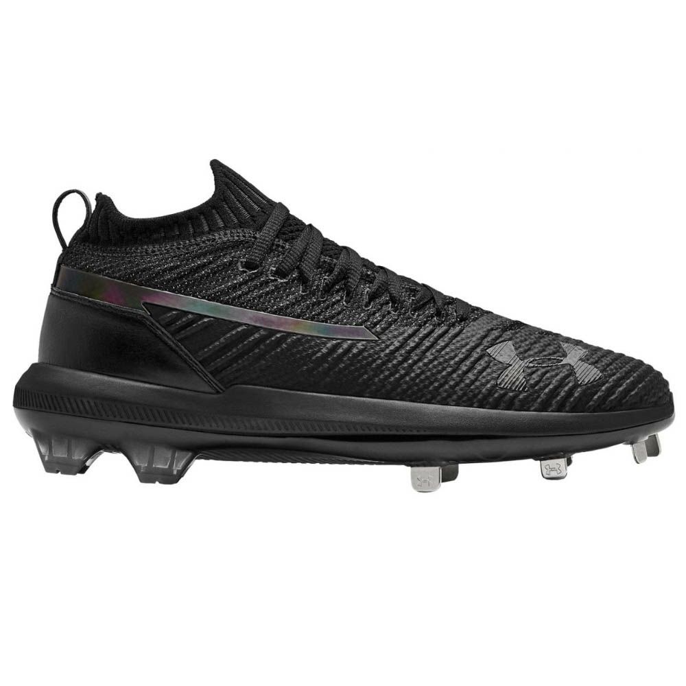 アンダーアーマー 野球 スパイク 金具 ポイント ハーパー4 白 黒