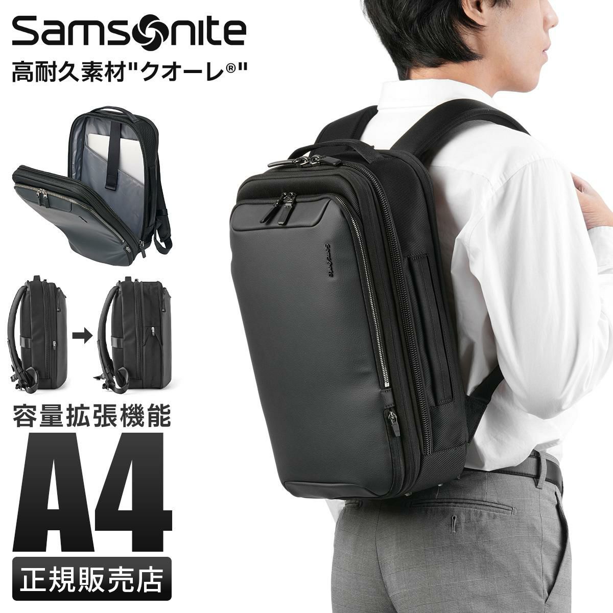 サムソナイト JET BIZ 3 ビジネスリュック Samsonite qz8-001｜ONLINE