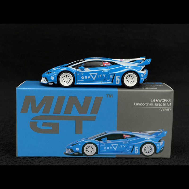 Lamborghini Huracan LB Works Gravity 2024 Blue 1/64 Mini GT MGT01055-R