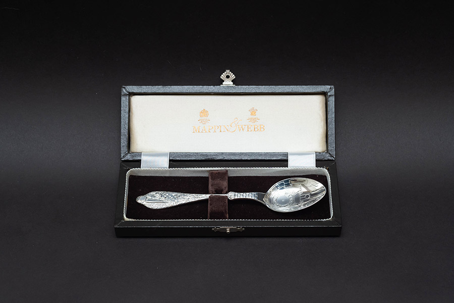 マッピン＆ウェッブ バースレコードスプーン（スターリングシルバー
