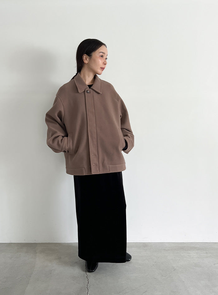 ビッグシルエットミドルコート【by SON】 – SELECT MOCA