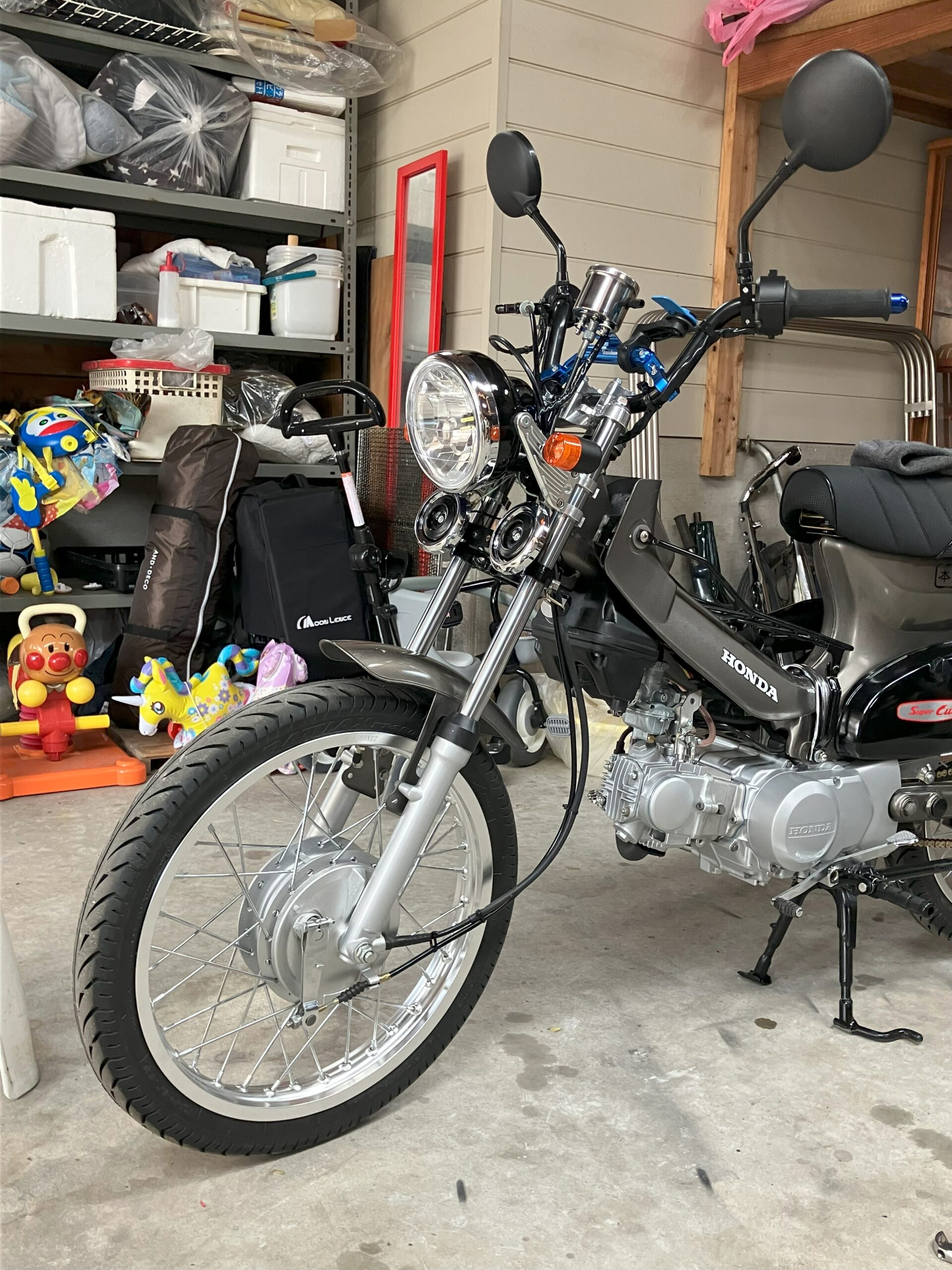 CD50フロントホーク 鉄カブ用に ？ 鉄カブをカスタム（フロント