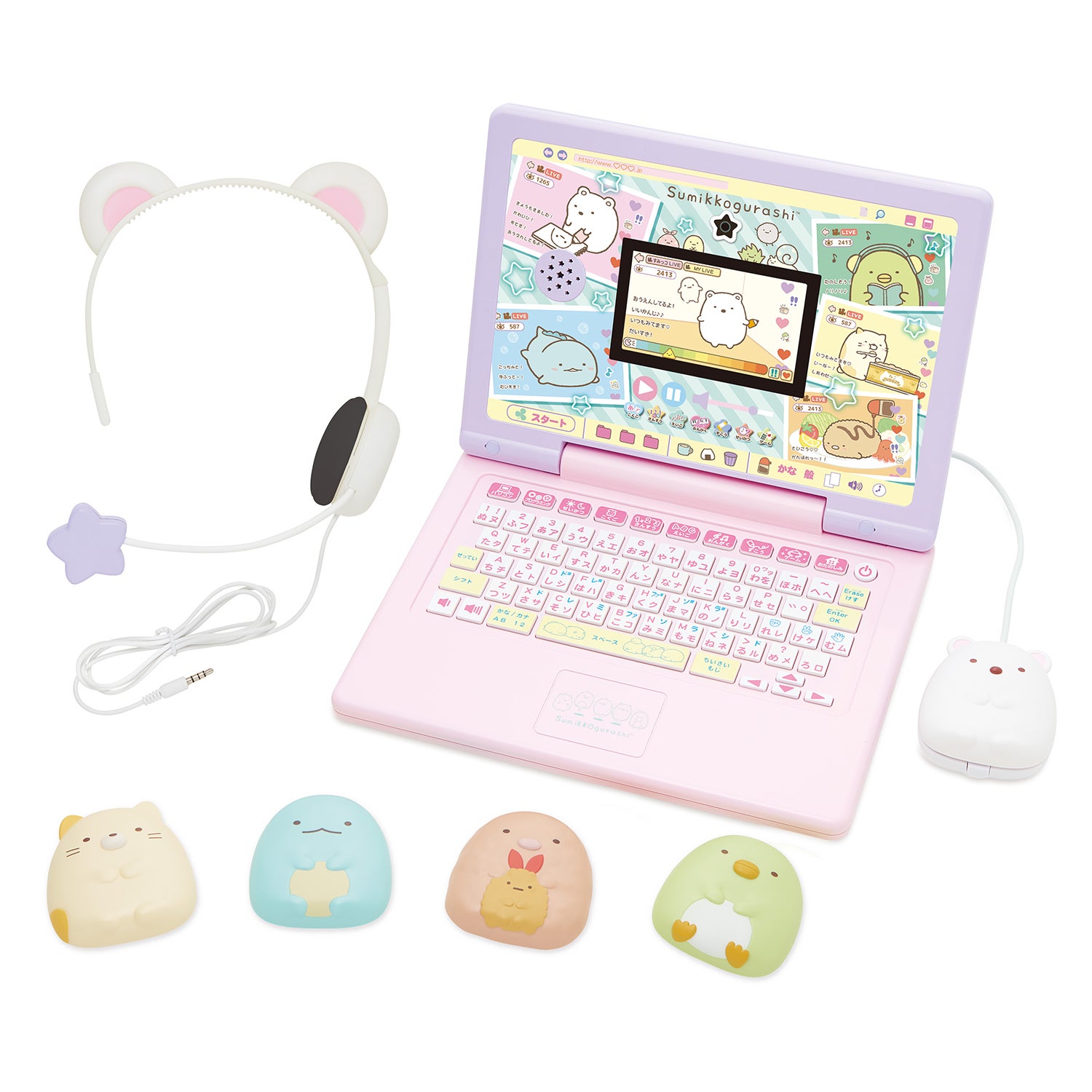 カメラもIN！マウスできせかえ！すみっコぐらしパソコンMYLIVE｜セガ