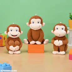おさるのジョージ ぬいぐるみ おすわりポーズ｜プライズ・くじ・グッズ
